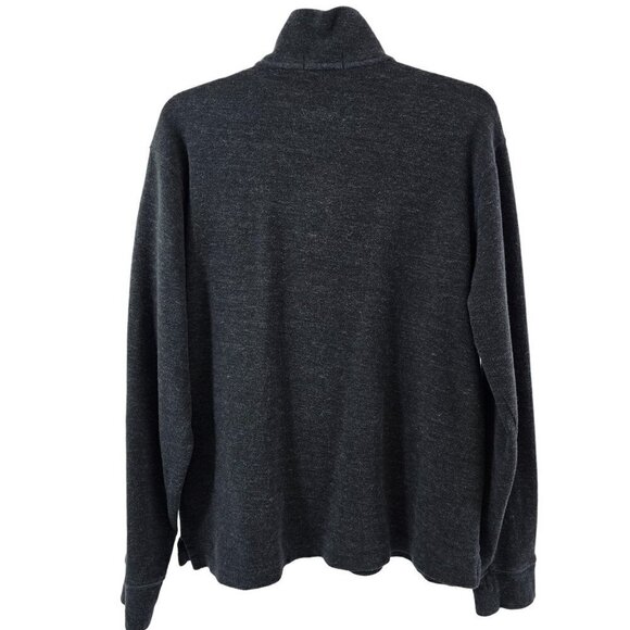 Polo Ralph Lauren Estate Rib Men's ¼ Zip 100% Cotton Pullover Sweater Size Large - Picture 5 of 16